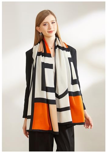 Women Scarf Neck Scarves Headscarf Fashion Scarves Long Lightweight Shawls for Women BA23 - color: Ba233