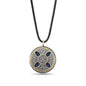 Wild Essentials Celtic Cross Aged Brass Essential Oil Diffuser Nickel Free Alloy Locket Pendant with 24 inch Black Nylon Rope, 6 Refill Pads, Customizable Perfume Jewelry for Aromatherapy - color: Bronze Celtic Cross, size: 0 Oils