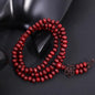 1PCS 6MM Bead Bracelets for Men and Women Unisex Mala Bracelet Beaded Tibetan Prayer Buddha Bead for Meditation - color: White