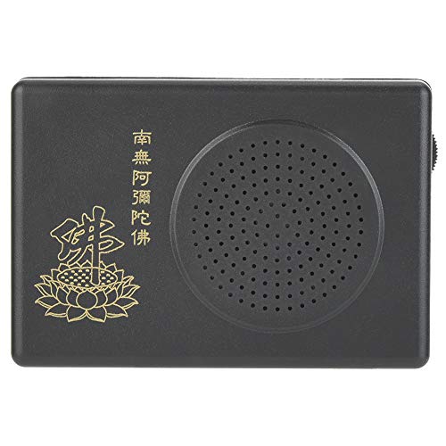 TOPINCN Buddhist Chanting Machine Portable Chanting Player Compact Buddha Music Box Lightweight for Home Temple with AA Battery Operation