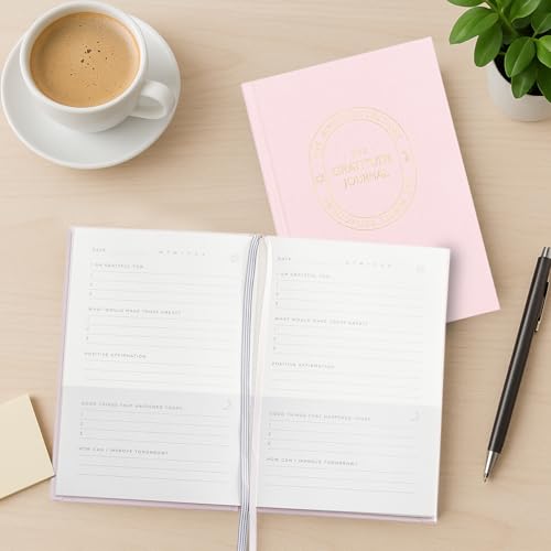And Per Se Gratitude Journal – 5 Minute Daily Practice for Women with Prompts & Quotes – Undated Mindfulness & Happiness Notebook (Pale Pink) - color: l.Pale Pink