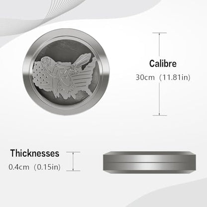 Aromatherapy Diffuser Necklace-Eagles Essential Oil Necklace,Aromatherapy Diffuser Pendant for Men and Women,Portable,Suitable for Yoga,Meditation,Travel,Stress Relief Gift(Silver 30mm) - color: Eagles Silver