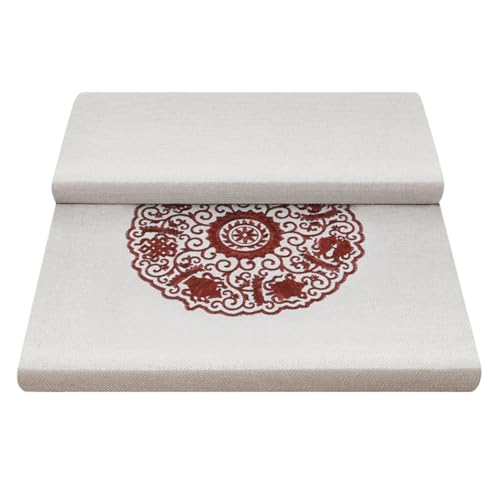 Square Meditation Cushion Mat Set with Washable Cotton Linen Cover, Larger Thick Yoga Mat Bolster Floor Pillows Seating for Adults Upgraded Meditation Accessories White-60 * 5cm - color: White, size: 60*5cm