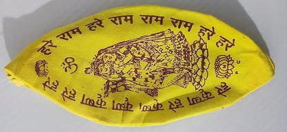 ATCUSA Gaumukhi Jap Mala Bag Hare Ram Hare Krishna Radhe Radhe Design Indian Handicraft Cotton Mala Chanting Prayer Jholi Mantra Japa Meditation Yoga Jaap (Yellow Japa bag - Hare Ram Hare krishna) - style: Yellow Japa bag - Hare Ram Hare krishna