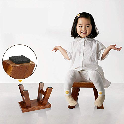 Unfinished Step Stool Footstool Wooden 11 inch for Kids Adults Plant Stand Plant Stand Fishing Stool Wood Small - color: Wood
