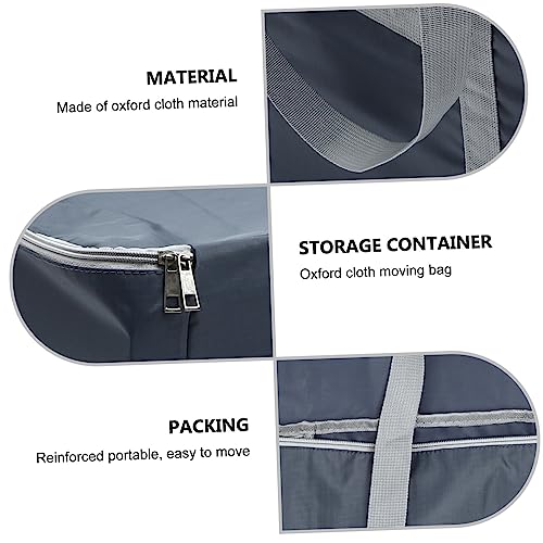 1Pc Extra Oxford Cloth Moving Storage Bag Durable Zippered Bedding Pouch for Clothes and Quilts for Packing and Organizing Essentials