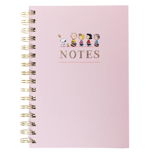 Graphique Peanuts Spiral-Bound Everyday Journal | Hardcover Notebook for Daily Writing | High Quality Paper Stationery for Office or Home | 6.25 x 8.25 Inches with 160 Lined Pages - color: Peanuts