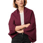WaJuemy Shrug Sweater Shawl Wraps for Women Soft Cashmere Ponchos Sweater Cardigan Casual Open Front Top Cape Shawls - color: 11 Burgundy