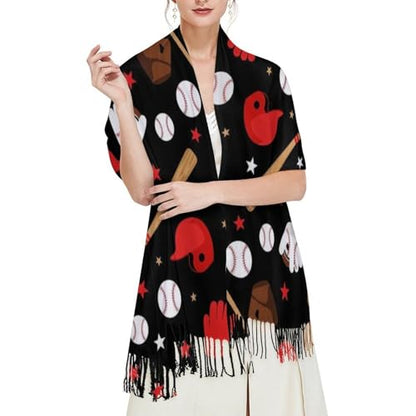 Autumn Winter Pashmina Shawls Wraps Scarf for Woman Girl - color: Picture (614)