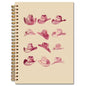JINYO Pink Western Notebook, Retro Cowgirl Hats Journal, Western Office Supplies, Cowgirl Gifts for Women, Aesthetic Journal for Women, Pink Spiral Notebooks 5.5x8.3 Inch - color: white Pink Western Notebook