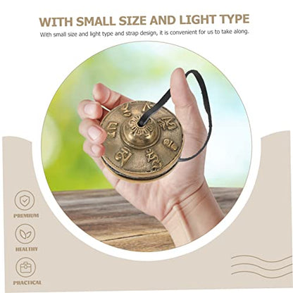 1set Yoga Instrument Jingle Bell Cymbals Chime Meditation Bell Tibetan Meditation Bowl Decorative Percussion