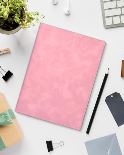 Journal Notebook for Women Men, College Ruled Notebook for Work School Writing Note Taking Journaling, 6 x 8.2 Inches -Pink