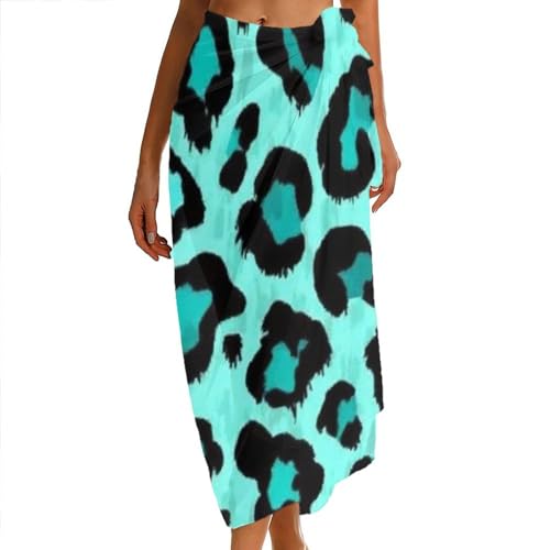 Women's Lightweight Long Scarf Thin Scarf Beach Headscarf Wimwear Bikini Wrap - color: Color650