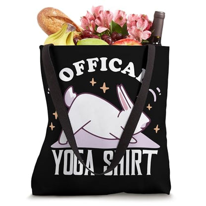 Zen Meditation Bunny Yoga Omm Tote Bag