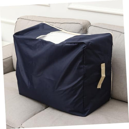 SOLUSTRE Extra Large Quilt Storage Bag Oxford Luggage Bag Washable Home Storage Organizer Organizer Clothing Container Case