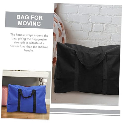 VANZACK 2Pcs Oxford Cloth Quilt Storage Bag for Moving Multi Use Luggage Organizer Durable Travel Bag for Comforters Pillows and Clothes