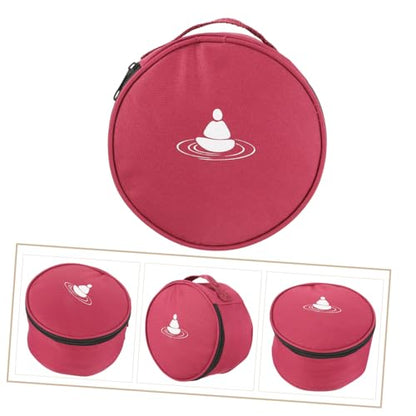 BESPORTBLE Singing Bowl Carrying Case Compact and Lightweight Sound Bowl Storage Bag for Meditation and Mindfulness Practices Decorative Cloth Material present for Friends and Family