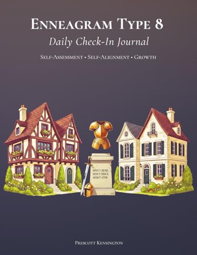Enneagram Type 8 - Daily Check-In Journal: Self-Assessment • Self-Alignment • Growth