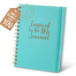Journals for Women - Inspired to Be Me Journal -Self Care Gifts for Women - Journal with Weekly Intention & Reflection Pages - Gift for Women's Personal Growth & Healing Journey - Includes Inspirational Poem - color: teal