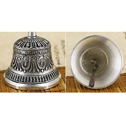 Hand Bell, Use This Bell to Help The Mind Enter A Calm, Meditative Space Or to Ring at The End of A Sound Bath to Signal Completion(6.7cm) - size: 6.7cm