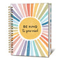 Be Kind to Your Mind Mental Health Journal, Boho Sun Sunshine Notebook, Inspirational Notebook Journal, Positive Affirmations Gifts, Mental Health Gifts, Hardcover Spiral Notebook 5.5x8.3 Inch - color: Be Kind To Your Mind