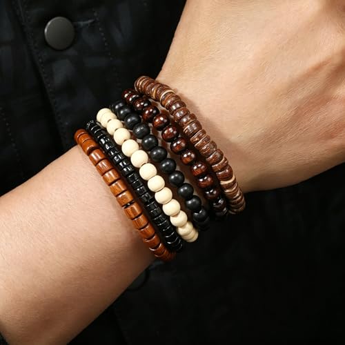 Gothic Bracelet Adjustable Punk Braided Leather Multilayer Grunge Set Bracelets Emo Metal Cuff Wrap Bangles Meaningful Gift - color: J-BZ-25