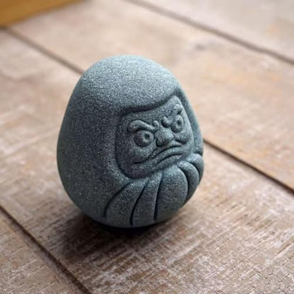 Aquarium Buddha Statue Japanese Fish Tank Stone Statues Bonsai Figurines Zen Garden Feng Shui Praying Decoration