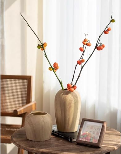 Vases Desktop Ceramic Ornament Decor Zen Flower Arrangement Living Room Dining Table Hotel Shop Foyer Bar(2PC) - size: 2PC