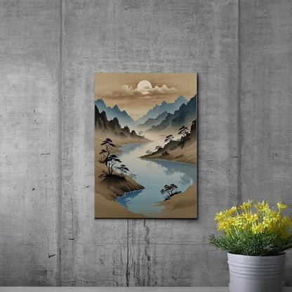 Japanese Wall Art, Minimalist Wall Art, Neutral Abstract Art, Modern Minimalist, Zen Wall Art, Zen Printed Wall Art, Japanese Art Print, Home Decor, Arts