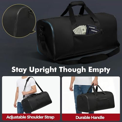 Large Fireproof Document Bag, 24x12x12in Portable Fireproof Waterproof Document Box for Travelling, Camping, Multi-Pocket Organizer for Cash, Valuables, Fire Proof Bag with Shoulder Strap