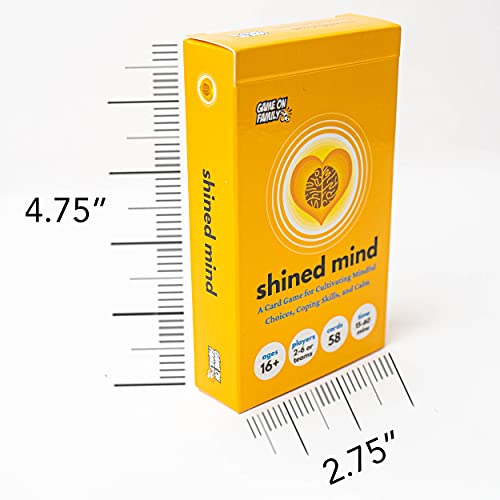 Shined Mind: A Mindfulness Card Game for Anxiety Relief, Coping Skills, Emotional Regulation & Calm – Great for Teens, Adults, Therapists, Teachers