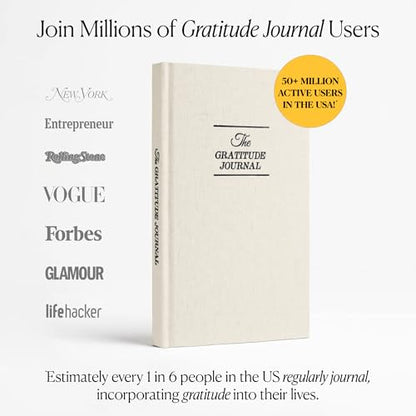The Original Gratitude Journal 2026 - 5 Minute Gratitude Practice with Inspiring Quotes and Mindful Prompts for Affirmation, Reflection & Wellness - Daily Happiness Journal for Women & Men by Thankful Path