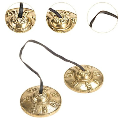 Tibetan Tingsha Chime Bells 6.5cm for Mindfulness Practice, B