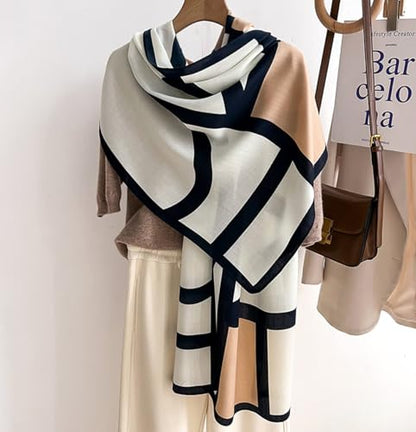 Women Scarf Neck Scarves Headscarf Fashion Scarves Long Lightweight Shawls for Women BA23 - color: Ba234