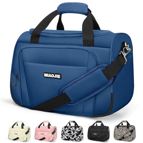 Underseat Carry On Luggage Lightweight Travel Tote Weekender Bag Overnight Duffle Bag for Travel, Travel Essentials Personal Item Travel Bag for Women and Men,Blue-18Inch - color: Blue, size: 18IN