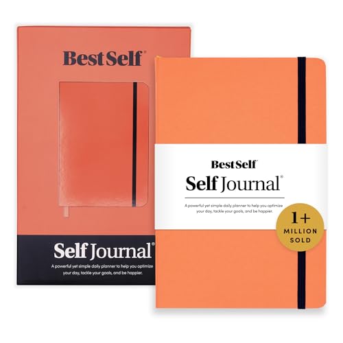BestSelf 13-Week Self Journal & Goal Planner – Undated Daily ADHD-Friendly Journal for Men & Women | Productivity, Gratitude, Reflection & Habit Tracker | 2026 Life Organizer with Prompts, Coral