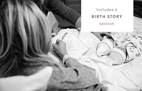 Promptly Journals, A Complete Childhood History: From Pregnancy to 18 Years Old (Grey, Linen) | Baby Book and Pregnancy Journal | Baby Memory Book - color: Grey