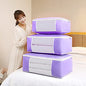 XL Large Capacity Non-Woven Fabric Storage Bag - New Packing Bag for Clothes and Quilts,Purple