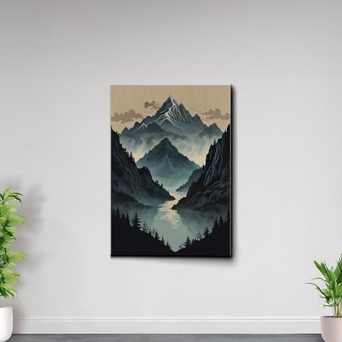 Japanese Wall Art, Minimalist Wall Art, Neutral Abstract Art, Modern Minimalist, Zen Wall Art, Zen Printed Wall Art, Japanese Art Print, Canvas, Print
