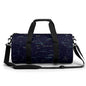 Starry Sky Constellation Cylindrical Portable Fitness Bag, Large Capacity Handbag - color: Starry Sky Constellation