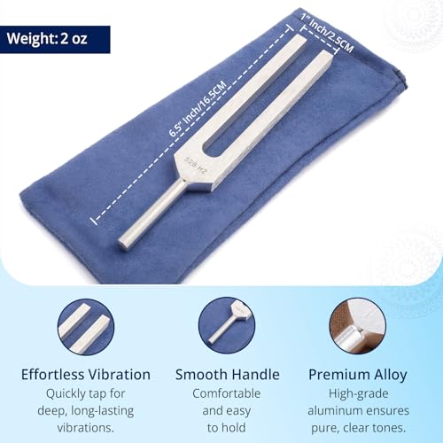 528 hz Tuning Fork for Healing - Precision-Machined Aluminum Alloy - Made in USA - Chakra Healing, Sound Therapy, Reiki, Yoga, Energy Balancing Tools - Tuning Fork Medical Grade. - size: 528 hz