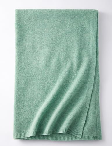 Soft Cashmere Blend Wrap Chic Scarf Stole for Women Wayfarer Travel Extra Large 87"x28" - color: Mottle Blackish Green