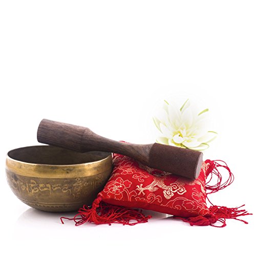 Genuine Hand Hammered Engraved Tibetan Singing Bowl