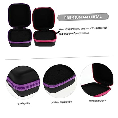 Ipetboom 1pc Portable Storage Bag Holder for Travel Outdoor Use Shockproof Eva Case Zipper for Neat Organization