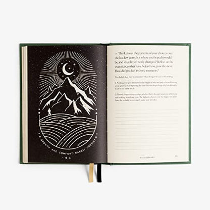 Notes to Mindfulness Daily Journal for Women With Prompts, Illustrated Gratitude & Positivity Journal, Undated Guided Journal, Hardbound Wellness Journal - Intelligent Change x Chelsea Kauai (Sage - color: Sage Green