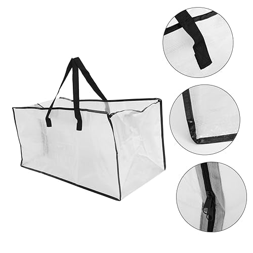 LIFKOME 1pc Heavy Duty Storage Bag for Moving Travel Comforter Packing Tote Handles Capacity Multi-purpose Organizer for Home Outdoor Use