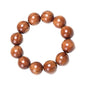 Natural Wooden Bracelet Adult Spring Bracelet Bead Dia. 0.8 inch 12 Beads 1pc - style: onlybeads