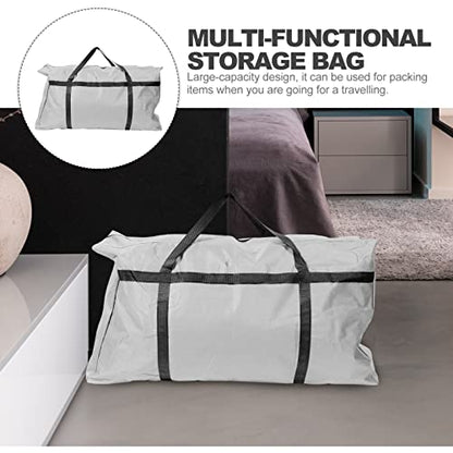 Large Capacity Storage Bag for Moving Oxford Cloth Packing Bag Handles for Quilts and Clothes Organization Extra Large Travel