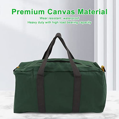 Ciciglow 20 Inch Multifunction Waterproof Oxford Tool Bag, Hardware Parts Organizer for Carpentry Electrician - color: 20 Inch