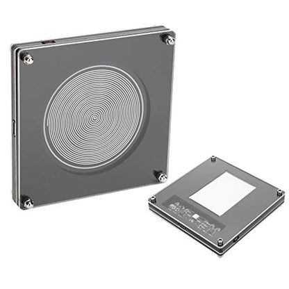 Portable 7.83Hz Resonances Generator with Ultra Low Frequency Pulse, ABS Silver Sleep Support Device for Relaxation & Focus, Model FM783